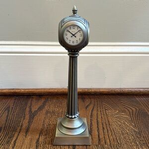 Union square antique brass clock